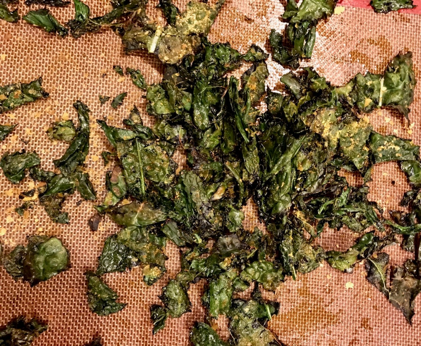 Roasted “Cheesy” Kale Chips