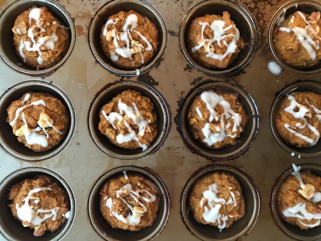 Paleo Carrot Cake Muffins