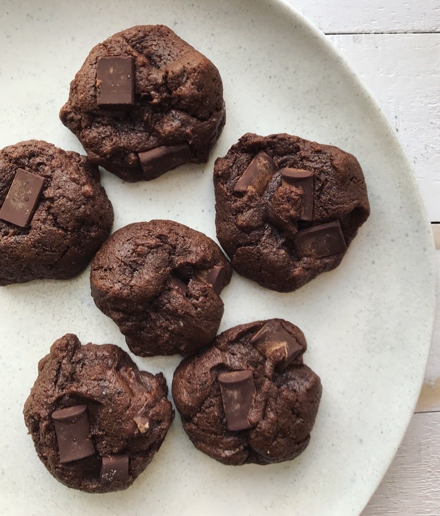 Salted Hot Chocolate Cookies