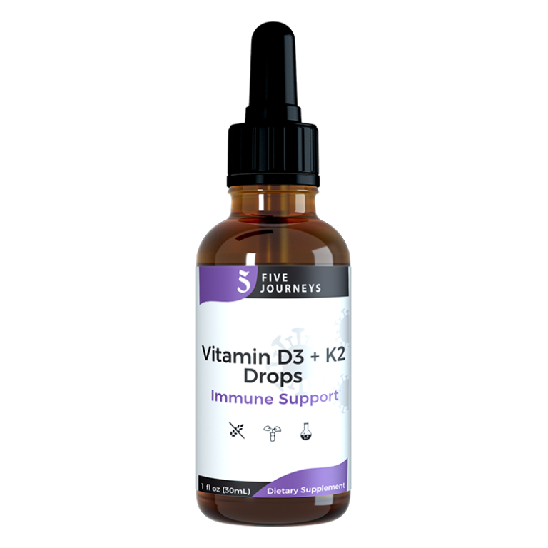 Vitamin D3 + K2 Drops Shop Supplements Five Journeys