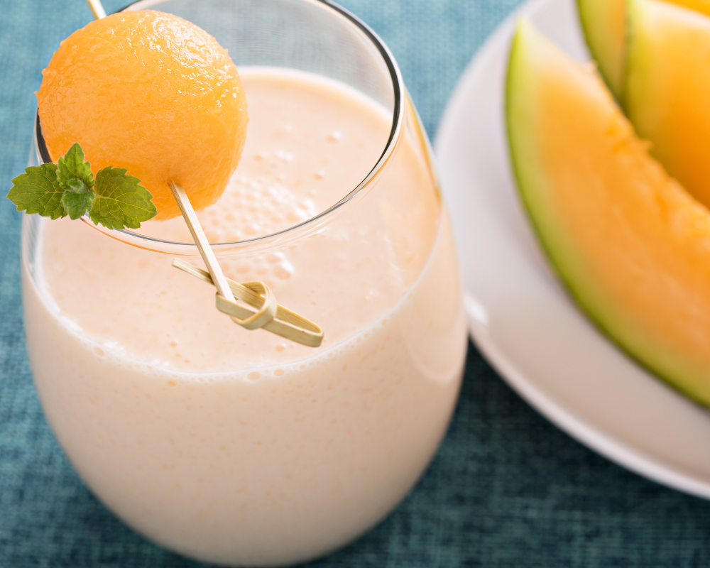 Cantaloupe Carrot Ginger Smoothie