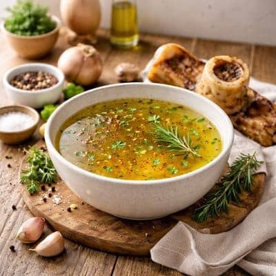 Bone broth for rebuilding your child’s gut health after antibiotics