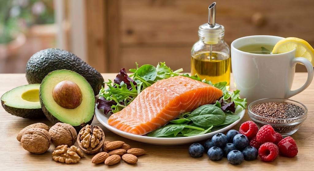 Omega-3 foods for adiponectin